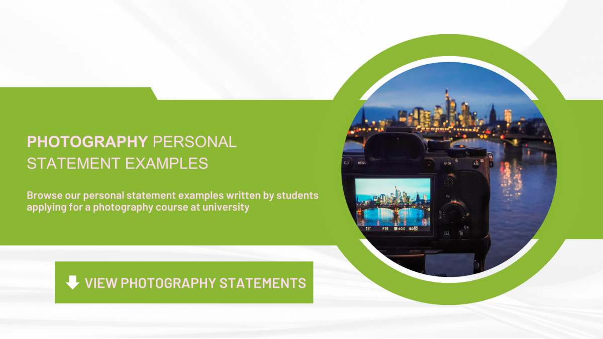photography personal statement examples